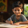 portrait young boy