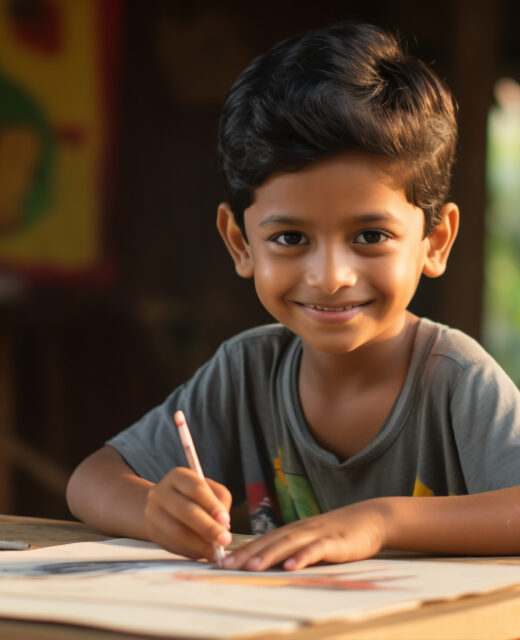 portrait young boy