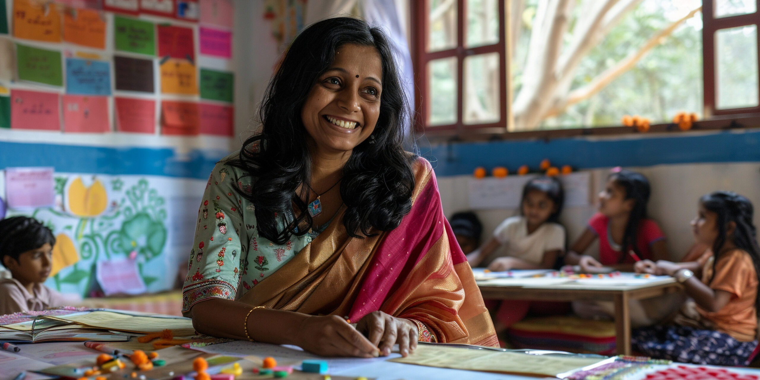 woman teaching classroom scaled