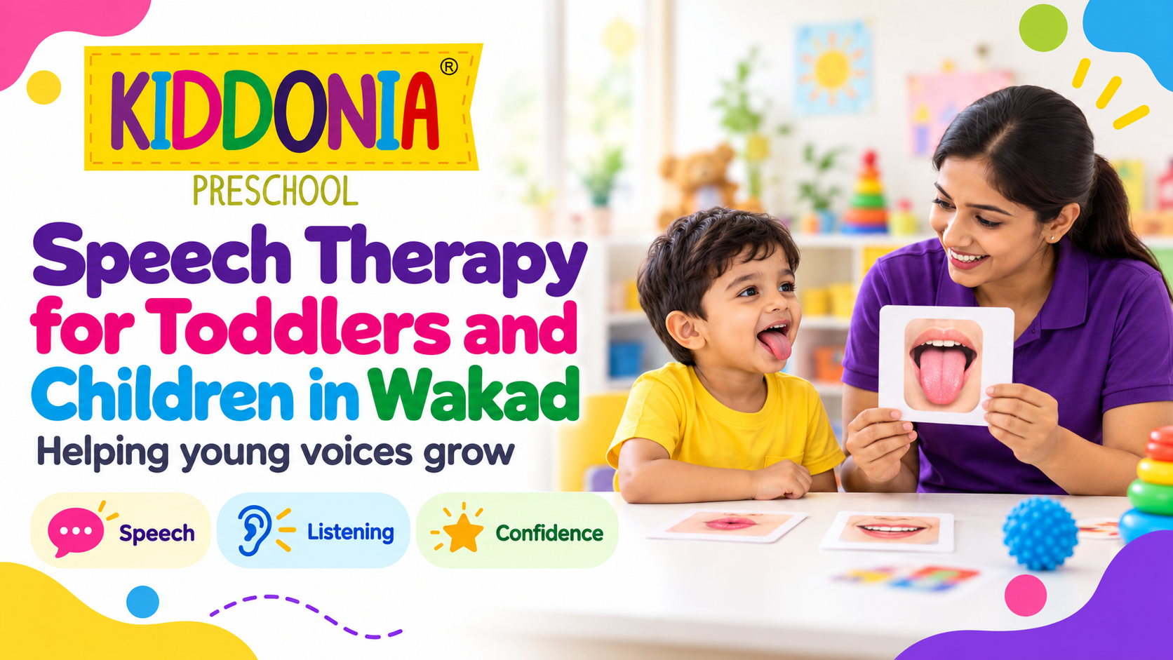 Speech Therapy for Toddlers & Children in Wakad